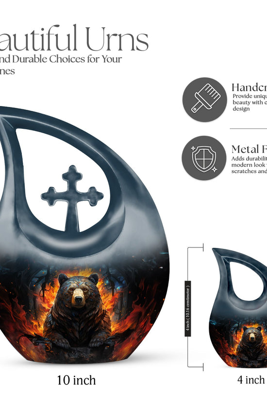 Bear Urns For Ashes - Mini Urns For Human Ashes Dad