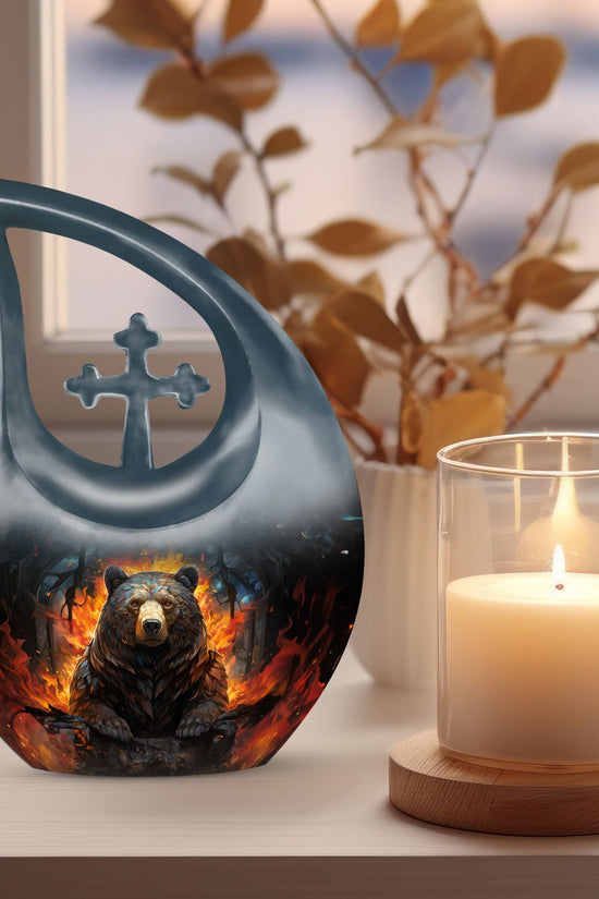 Bear Urns For Ashes - Mini Urns For Human Ashes Dad