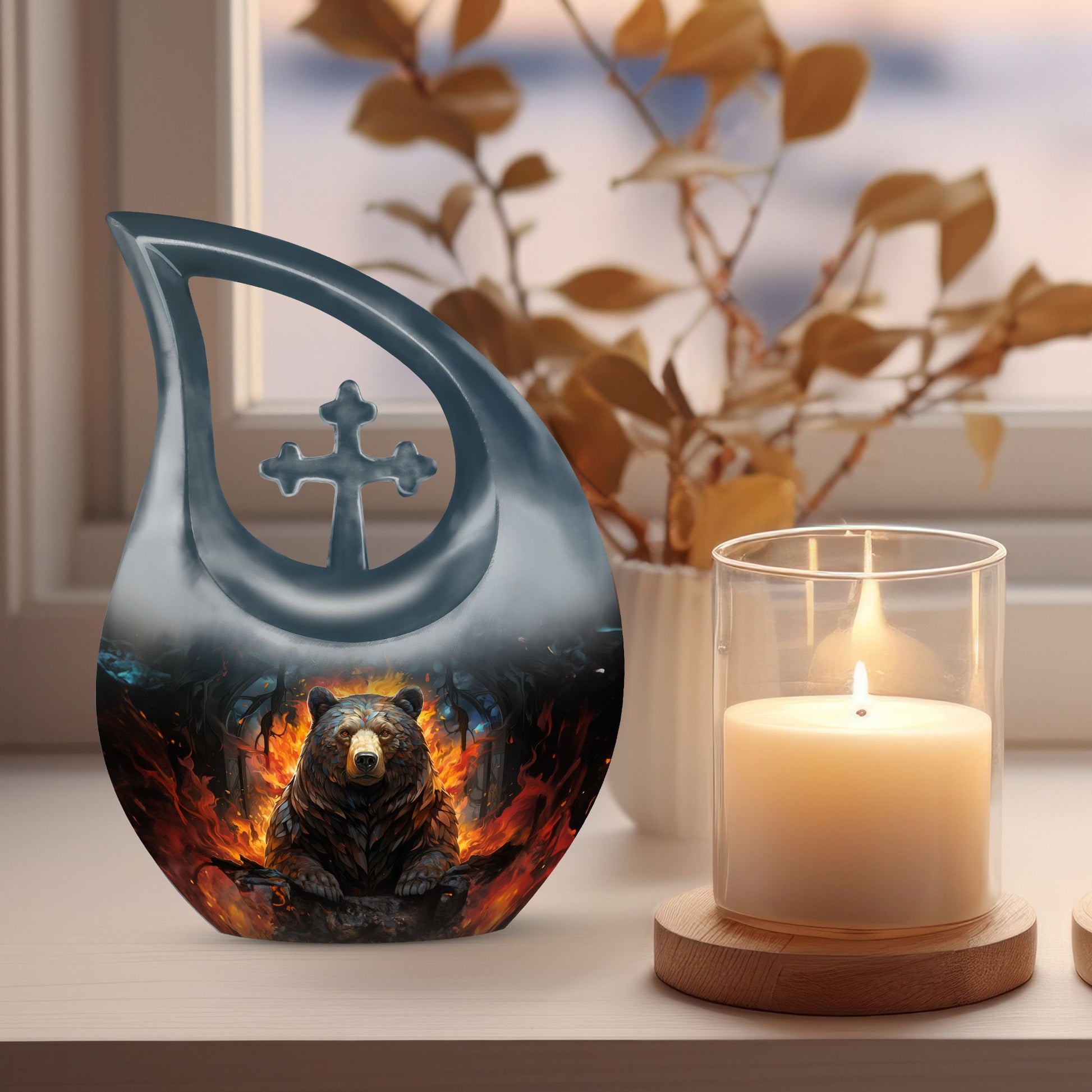 Bear Urns For Ashes - Mini Urns For Human Ashes Dad