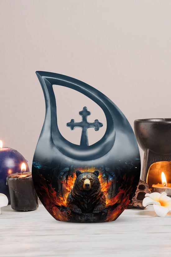 Bear Urns For Ashes - Mini Urns For Human Ashes Dad