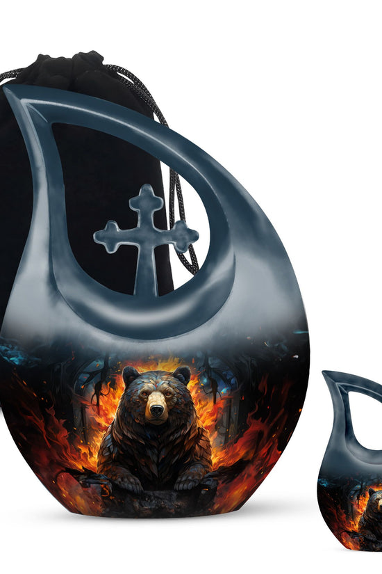 Bear Urns For Ashes - Mini Urns For Human Ashes Dad