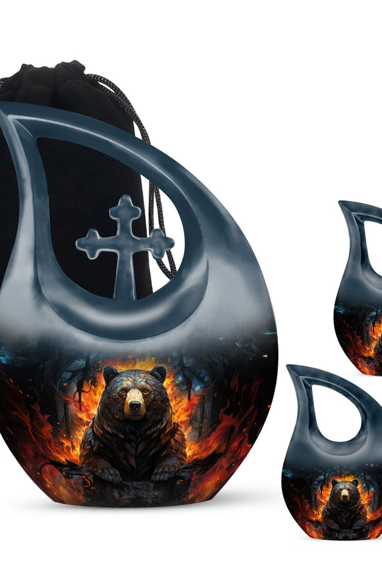 Bear Urns For Ashes - Mini Urns For Human Ashes Dad