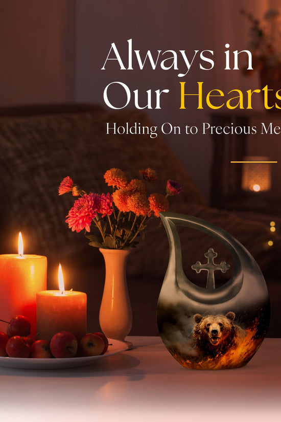 Bear Urns For Ashes - Mini Keepsake Urns For Human Ashes