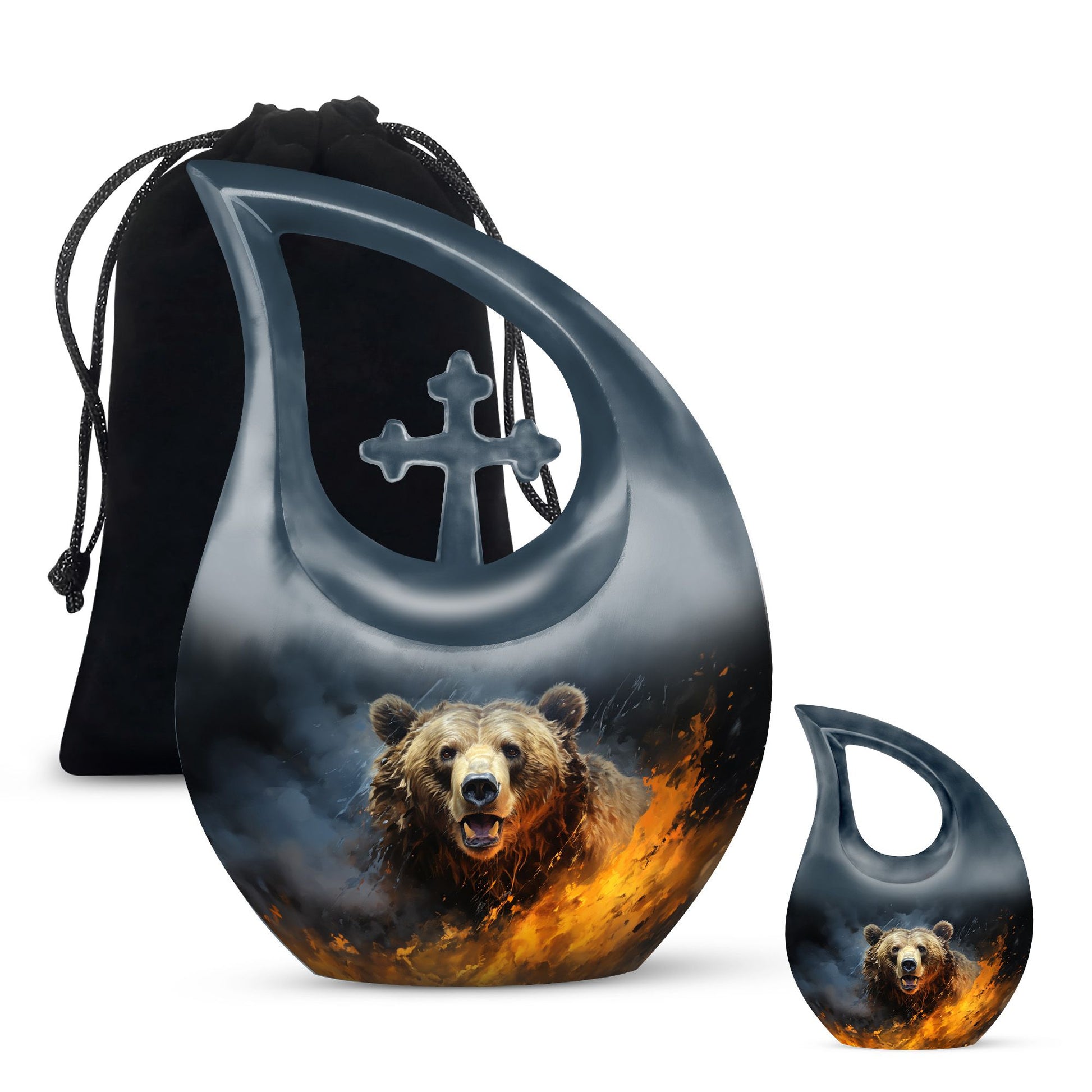 Bear Urns For Ashes - Mini Keepsake Urns For Human Ashes