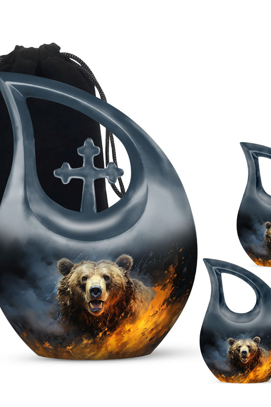 Bear Urns For Ashes - Mini Keepsake Urns For Human Ashes
