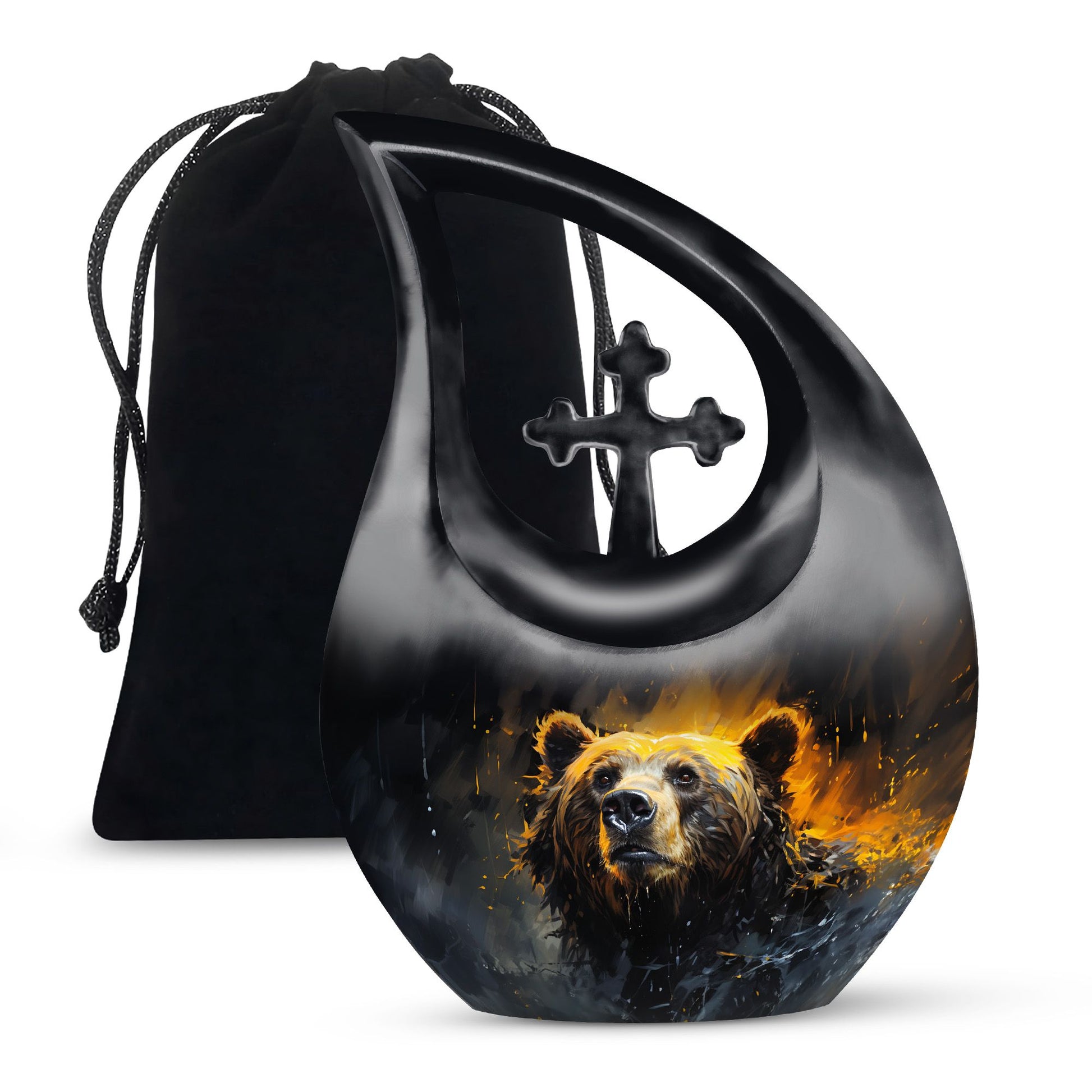 Bear Urns For Ashes - Mini Keepsake Urns