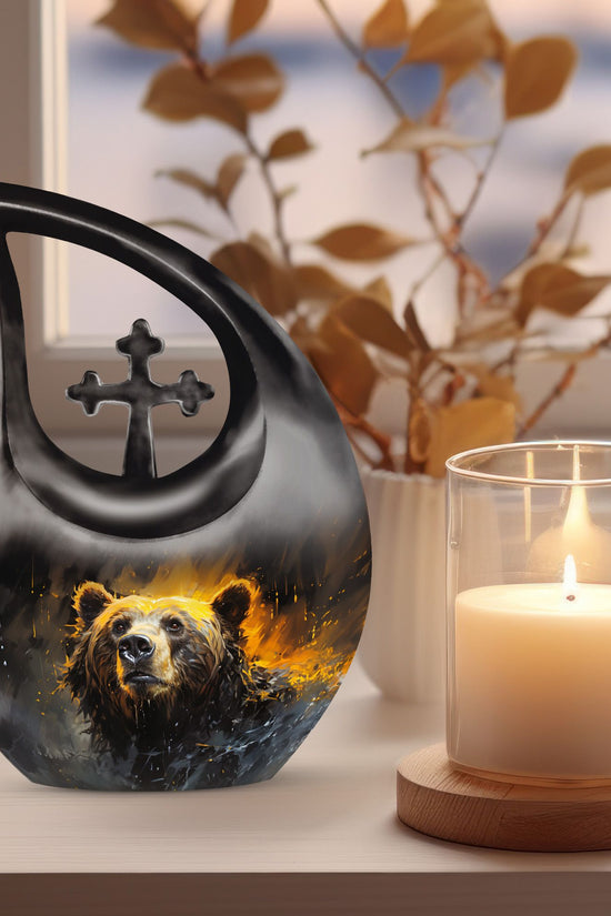 Bear Urns For Ashes - Mini Keepsake Urns