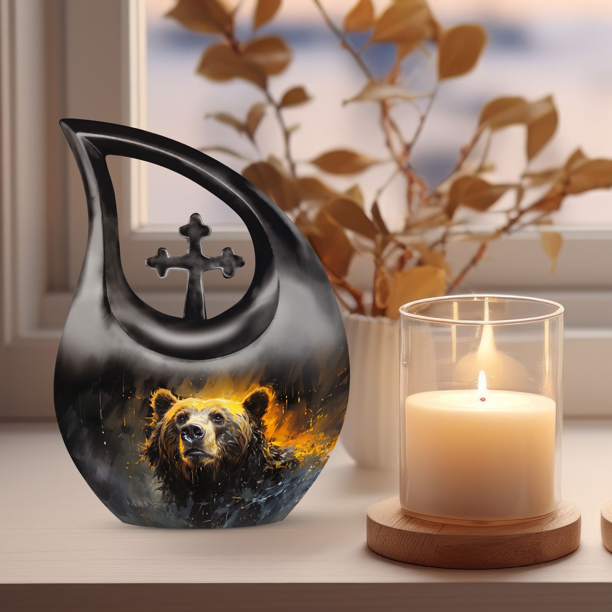 Bear Urns For Ashes - Mini Keepsake Urns
