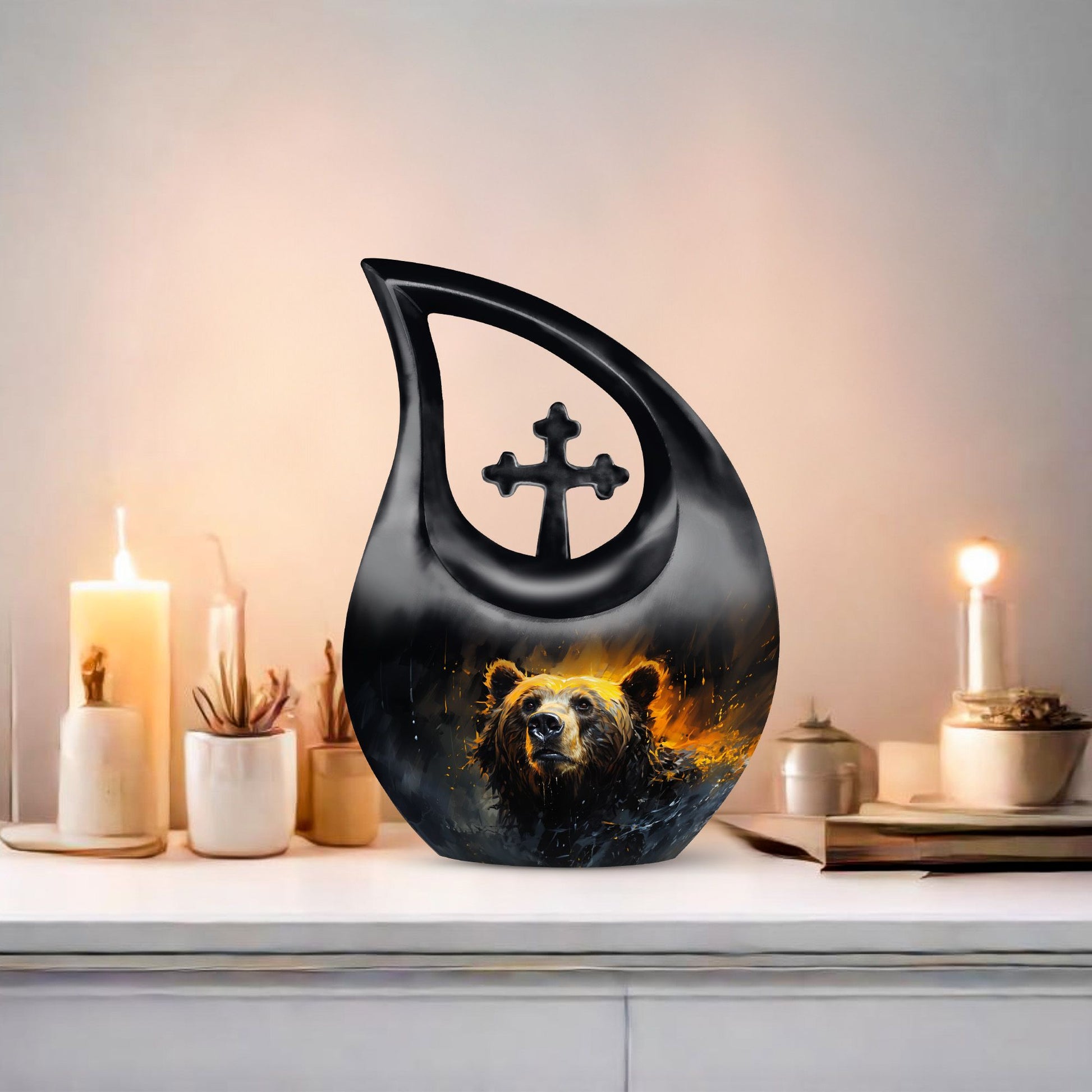 Bear Urns For Ashes - Mini Keepsake Urns