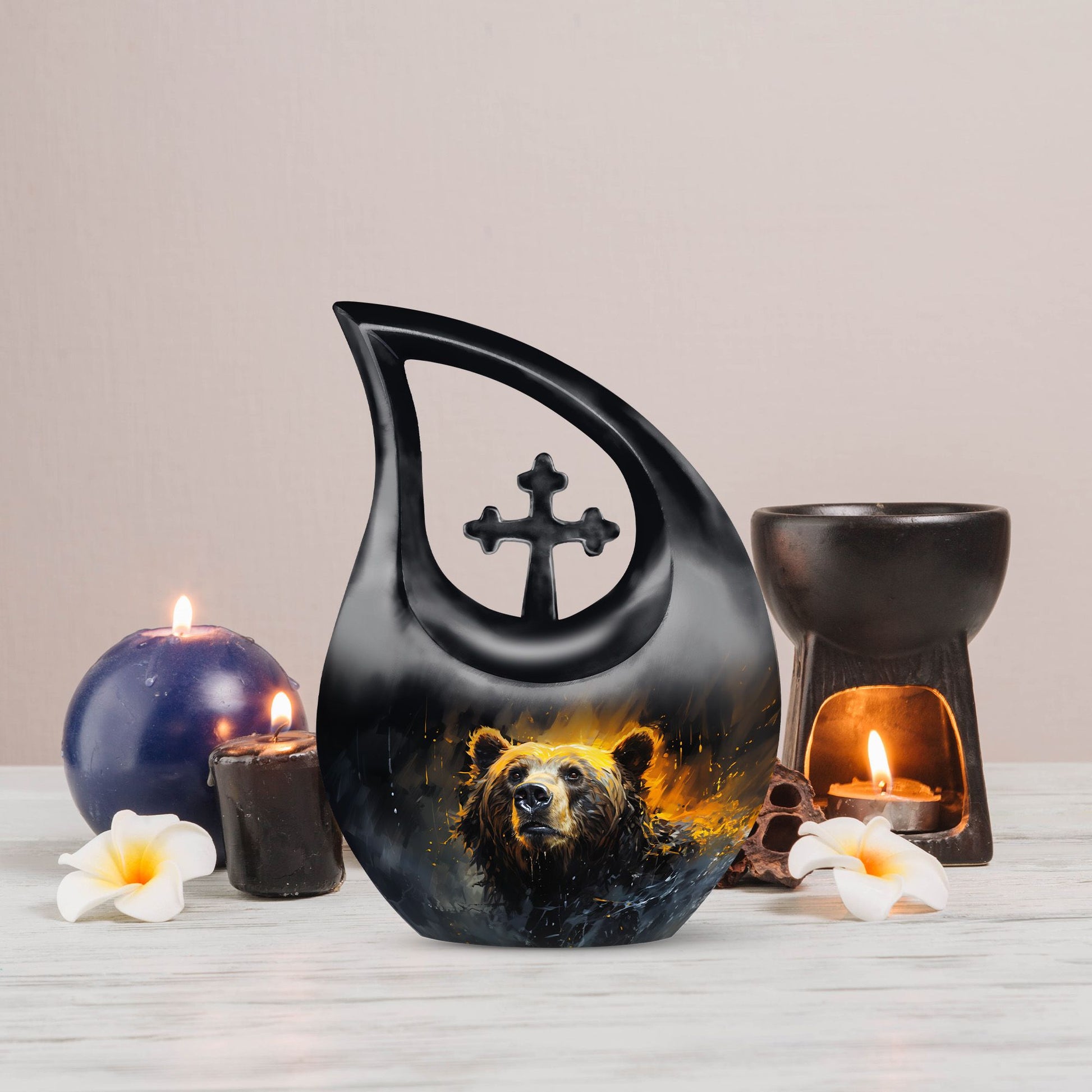 Bear Urns For Ashes - Mini Keepsake Urns
