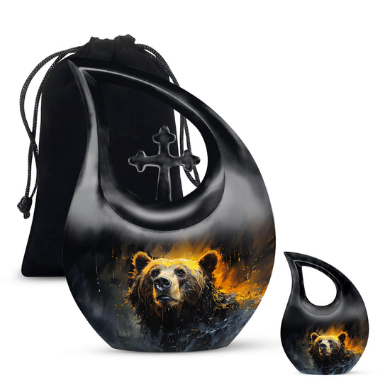 Bear Urns For Ashes - Mini Keepsake Urns
