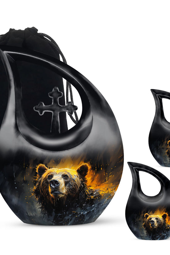 Bear Urns For Ashes - Mini Keepsake Urns