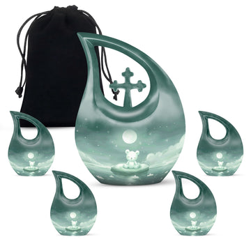 Large Urn With 4 Keepsake