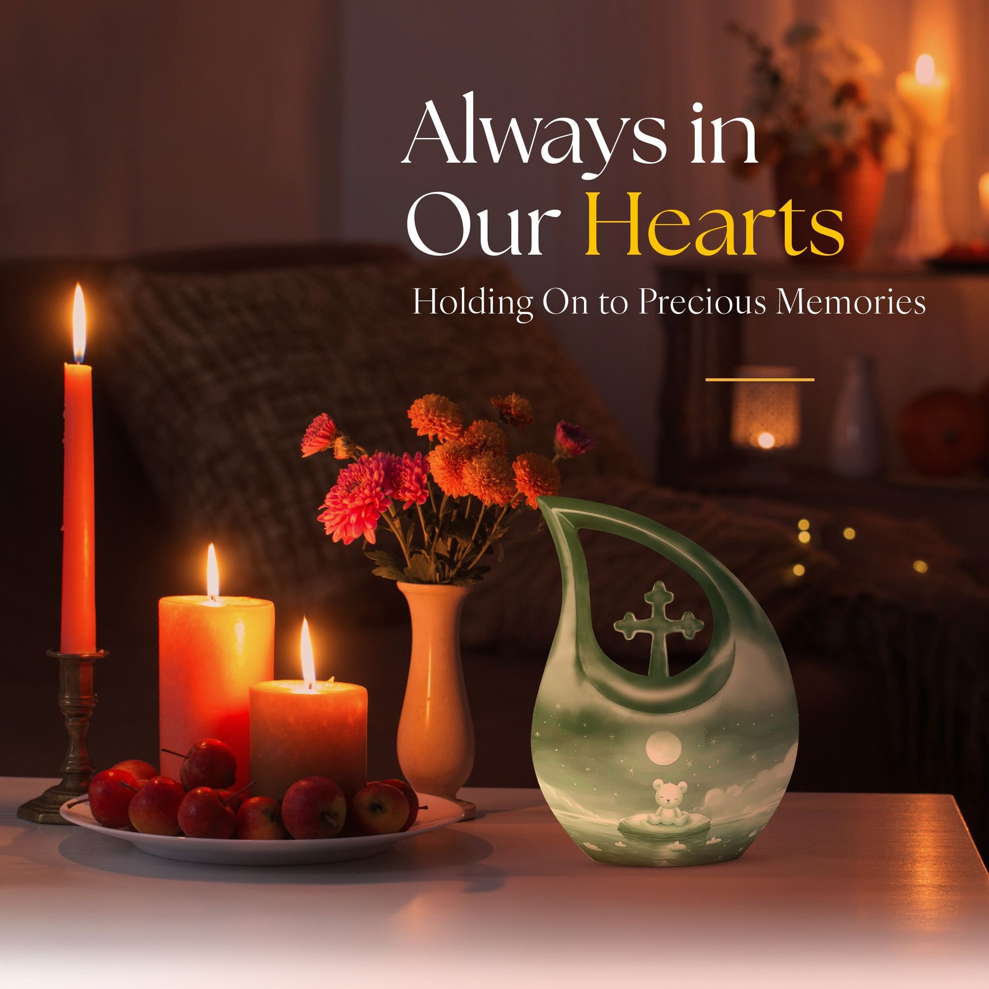 Bear Urns For Ashes - Mini Urns For Human Ashes Keepsake