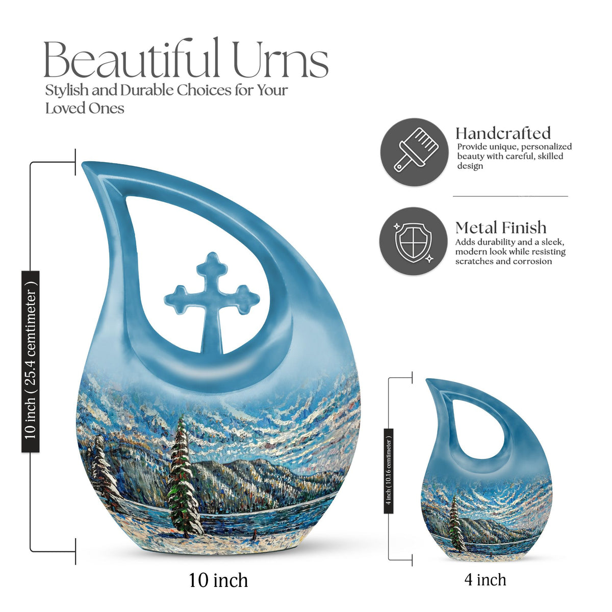 Mountains Urns For Ashes - Miniature Urns For Ashes