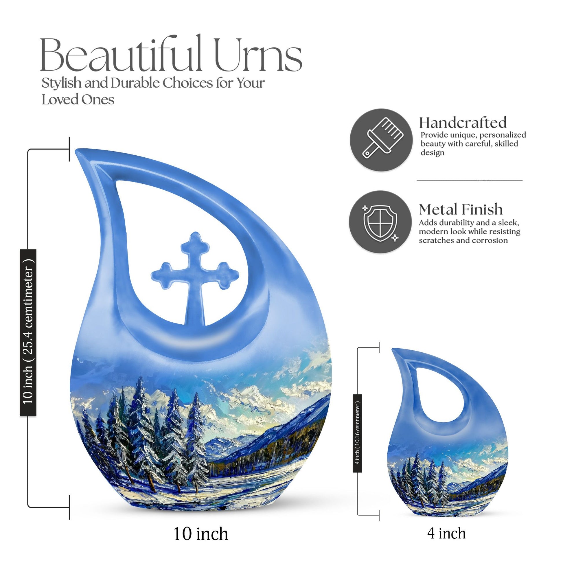 Mountains Urns For Ashes - Keepsake Mini Urns