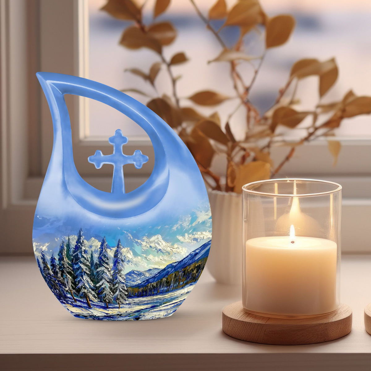 Mountains Urns For Ashes - Keepsake Mini Urns