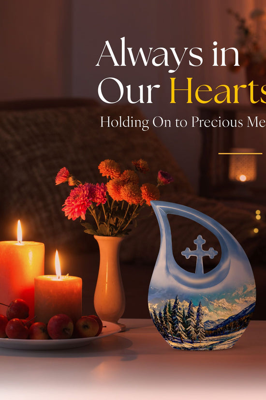Mountains Urns For Ashes - Keepsake Mini Urns