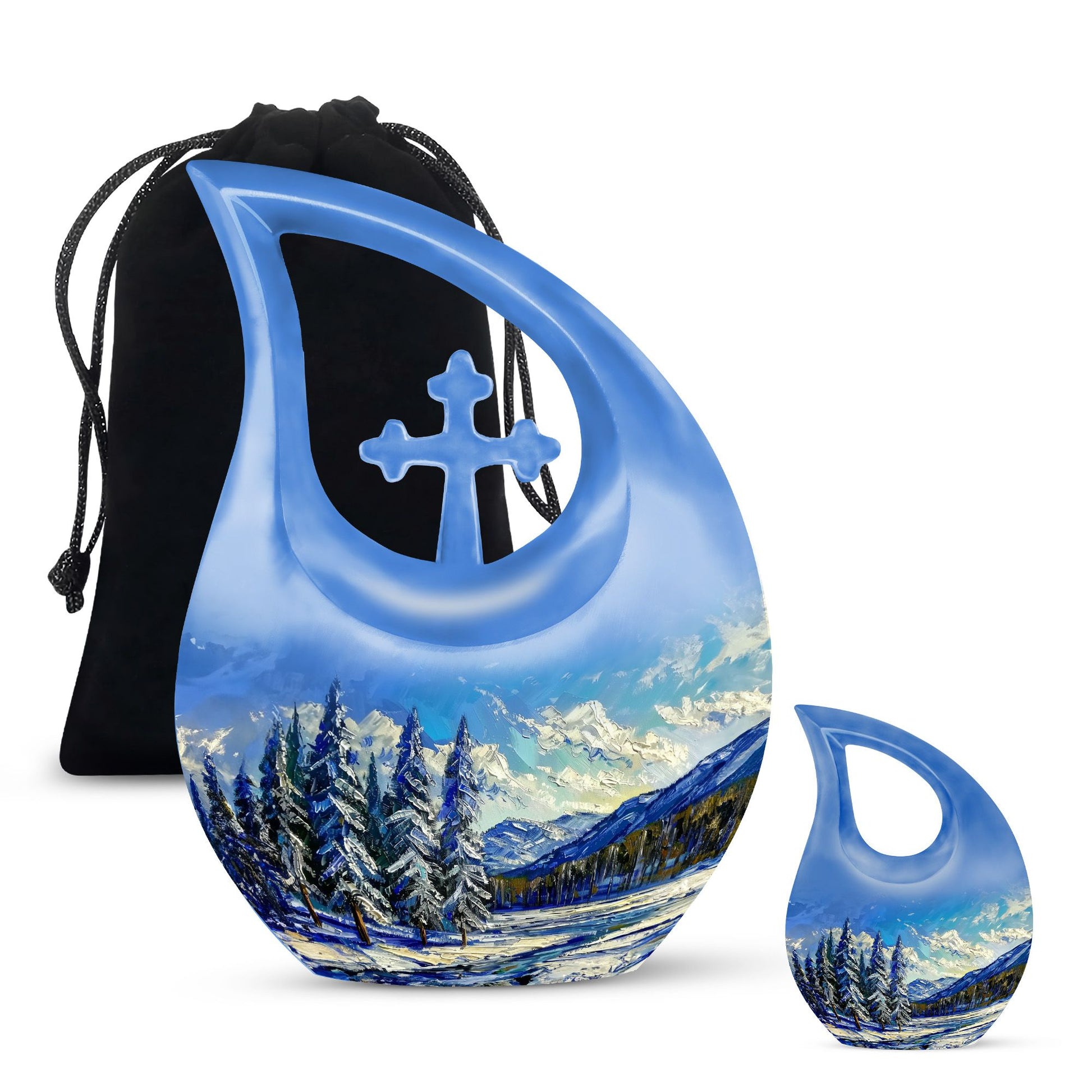 Mountains Urns For Ashes - Keepsake Mini Urns