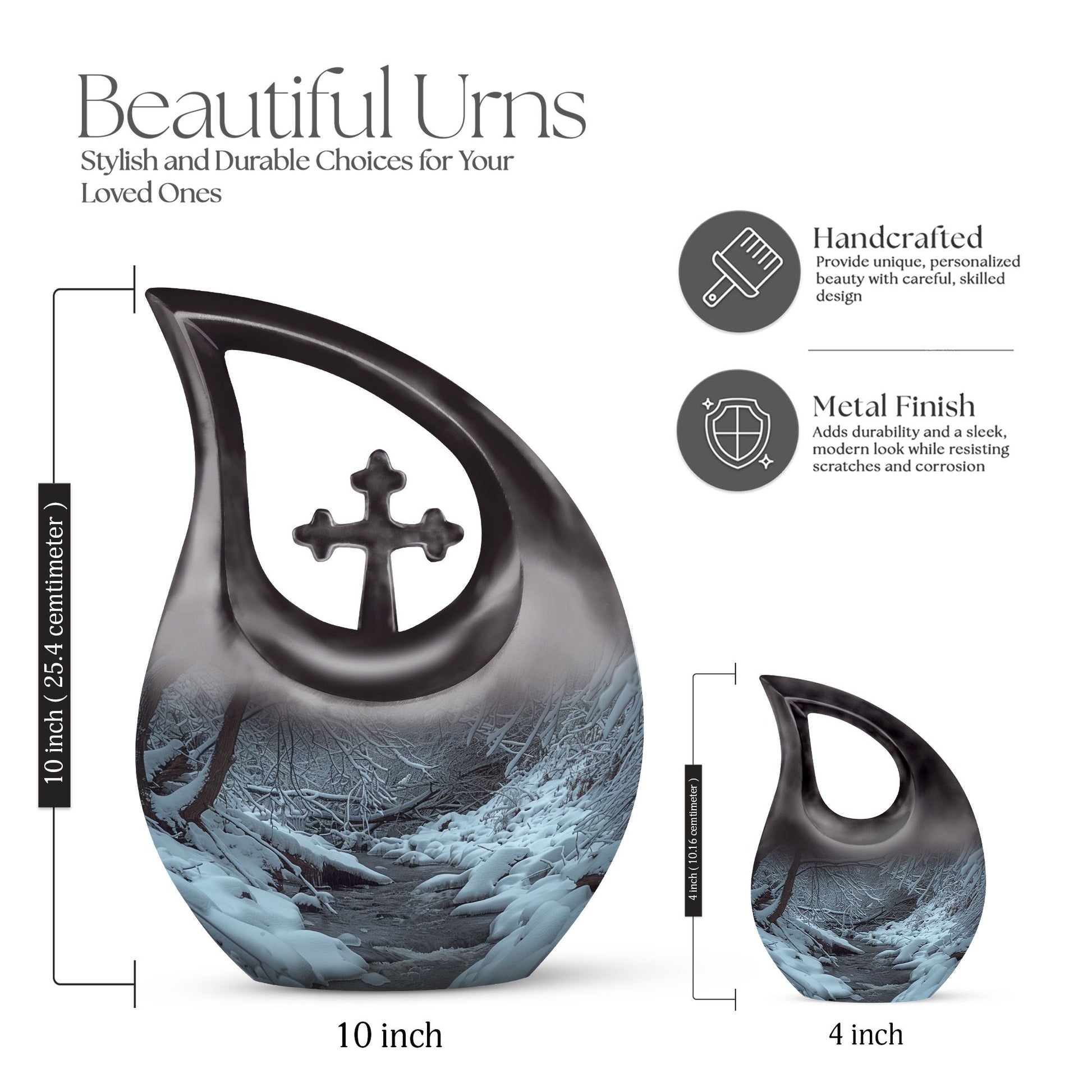 Mountains Urns For Ashes - Decorative Miniature Urn
