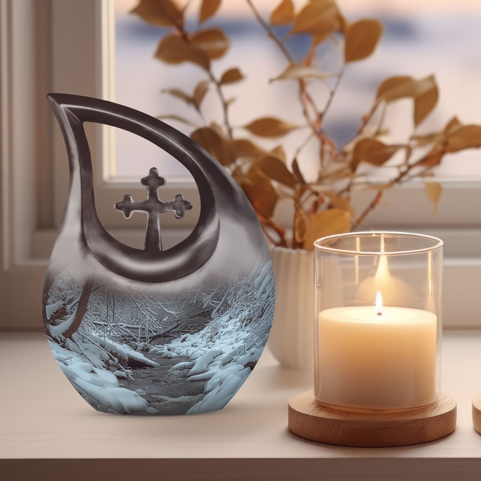 Mountains Urns For Ashes - Decorative Miniature Urn