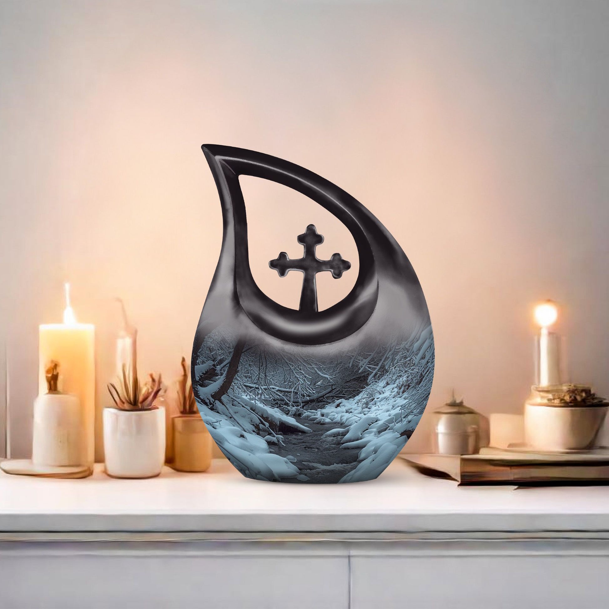 Mountains Urns For Ashes - Decorative Miniature Urn