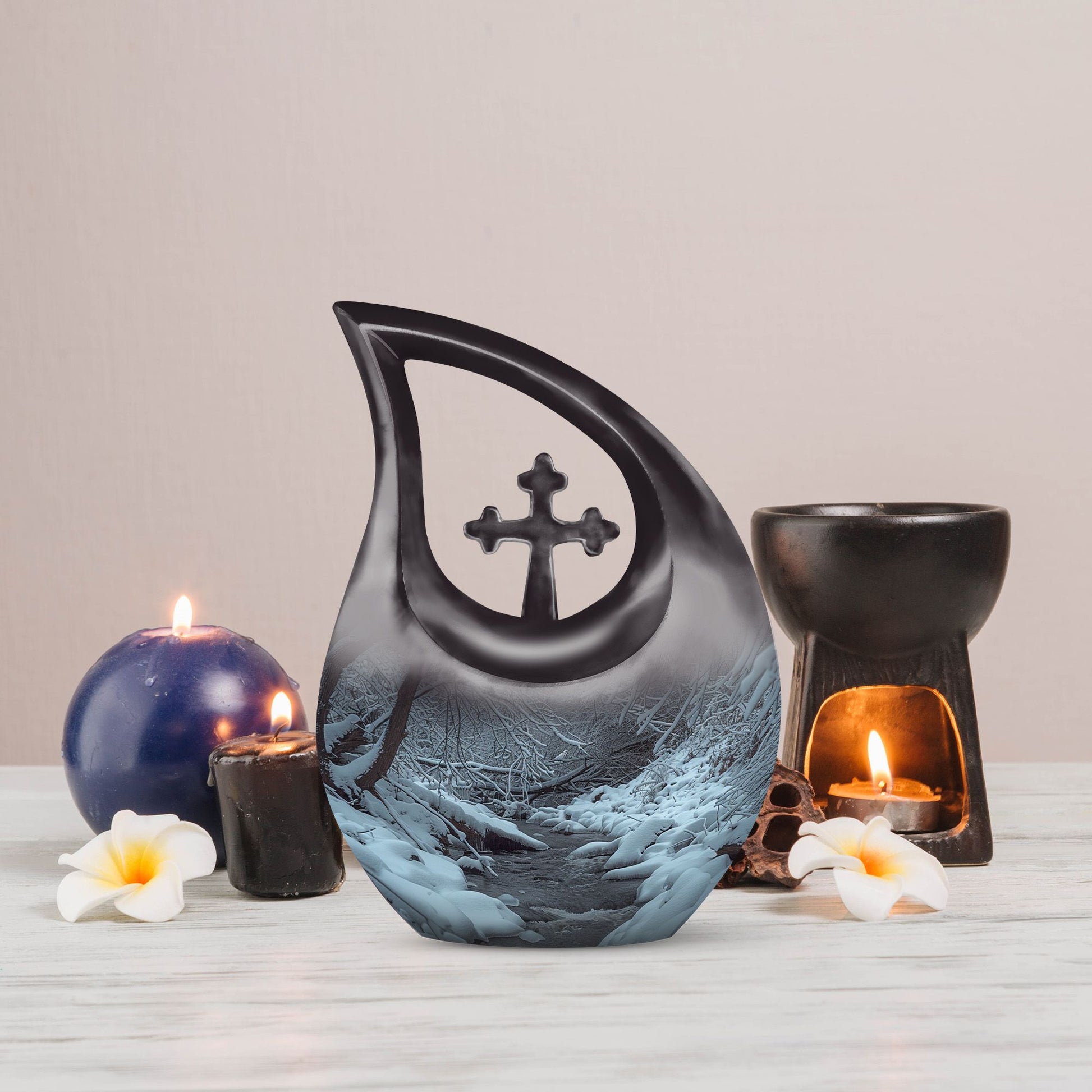 Mountains Urns For Ashes - Decorative Miniature Urn
