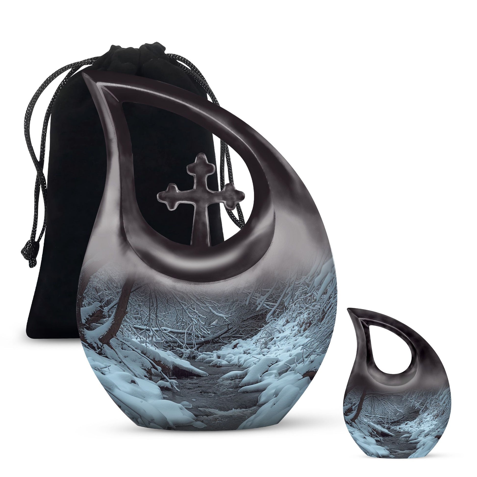 Mountains Urns For Ashes - Decorative Miniature Urn