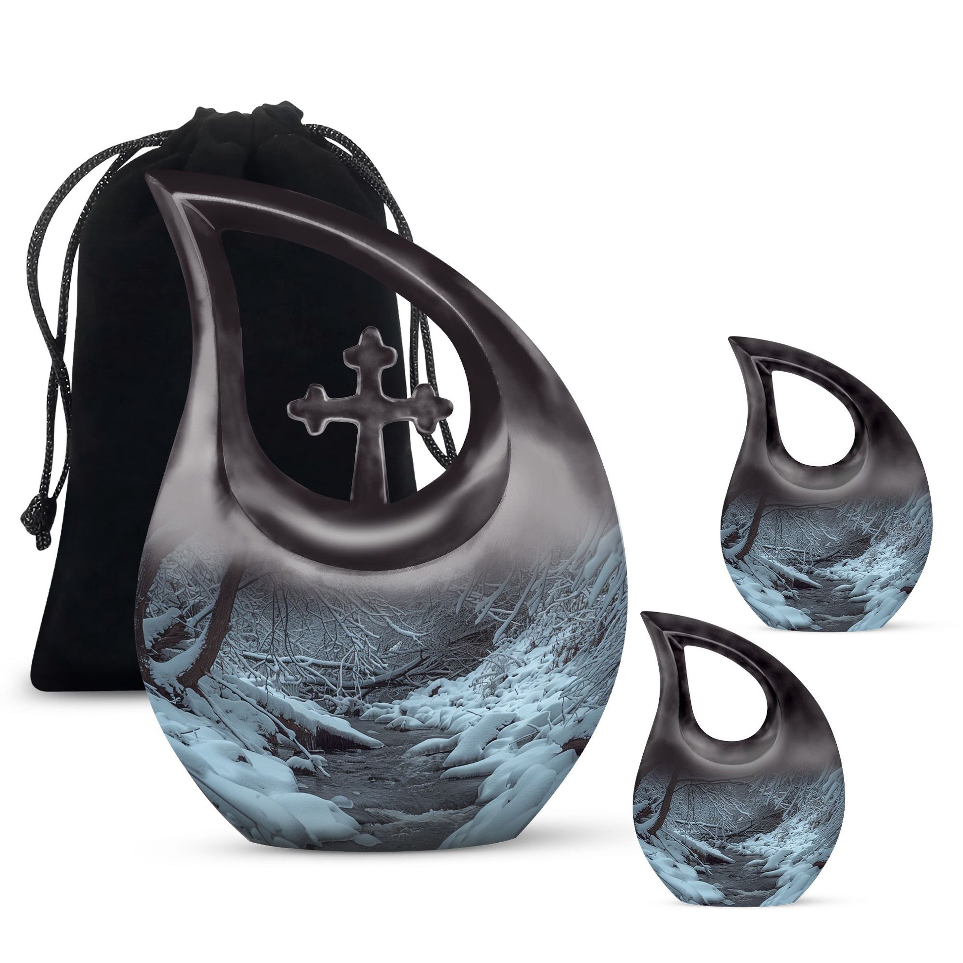 Mountains Urns For Ashes - Decorative Miniature Urn