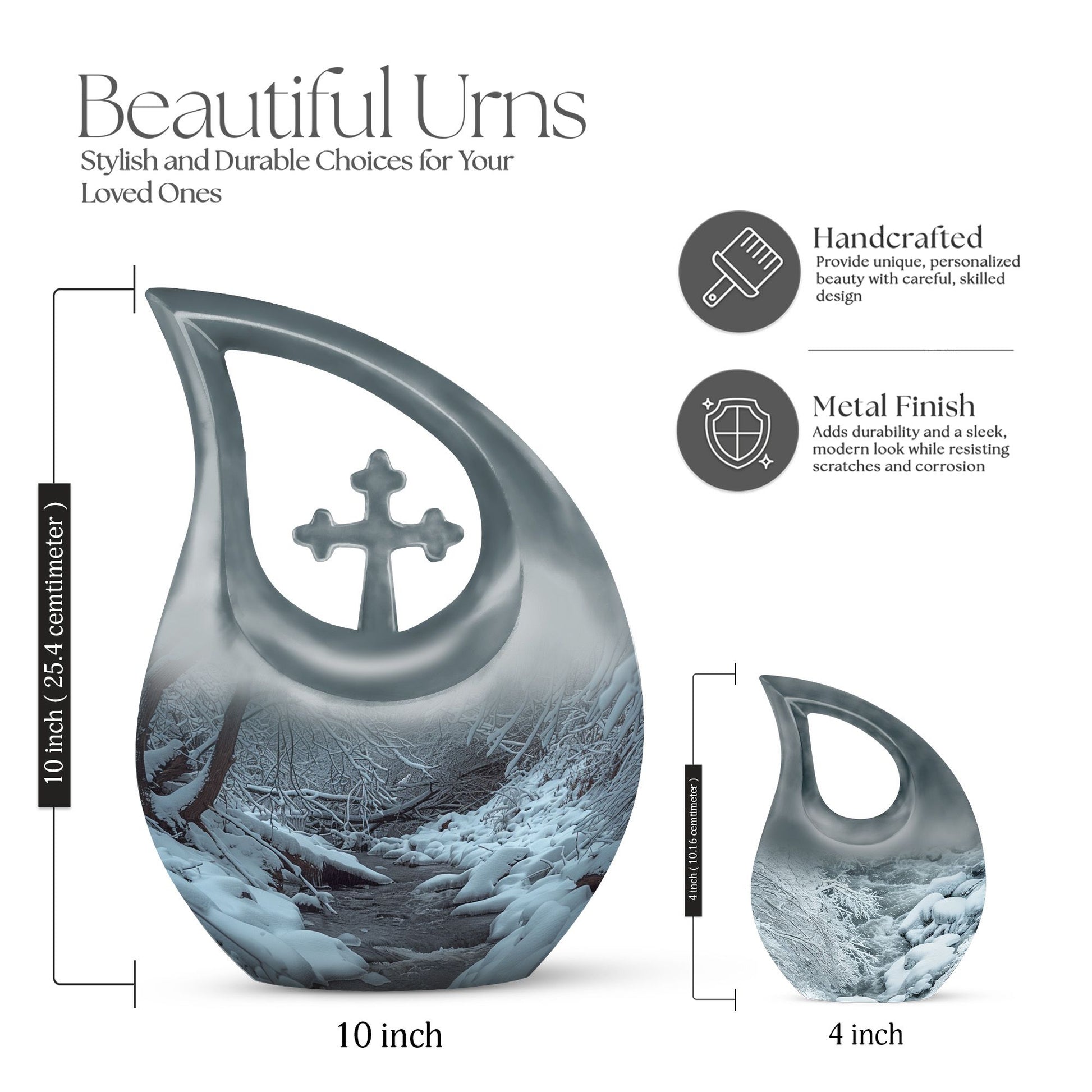 Mountains Urns For Ashes - Mini Urn For Human Ashes