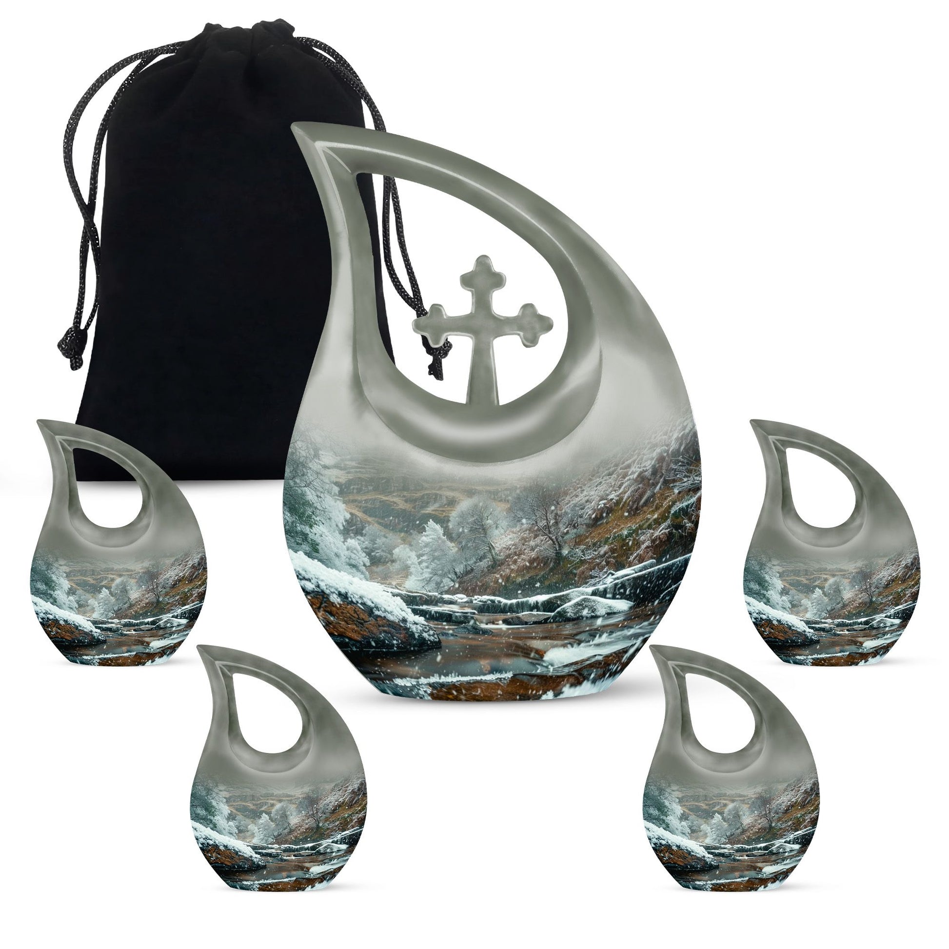 Mountains Urns For Ashes - Mini Urn For Mom Ashes