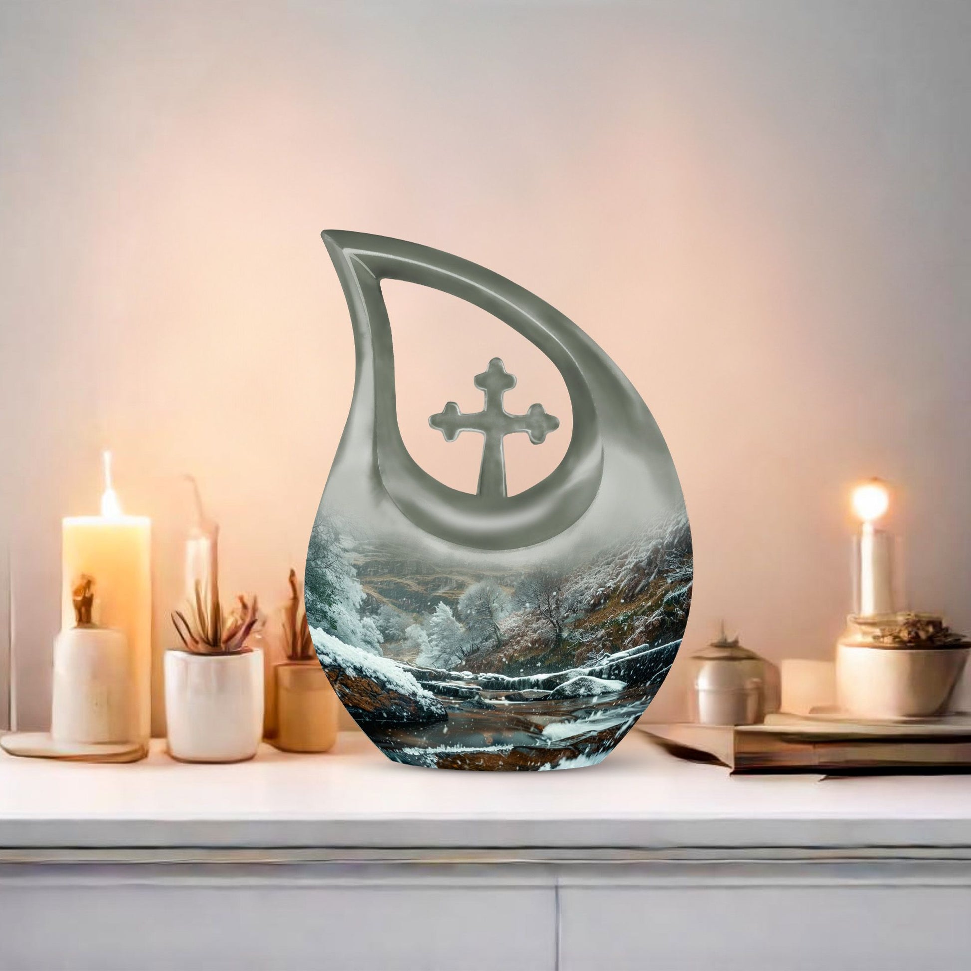 Mountains Urns For Ashes - Mini Urn For Mom Ashes