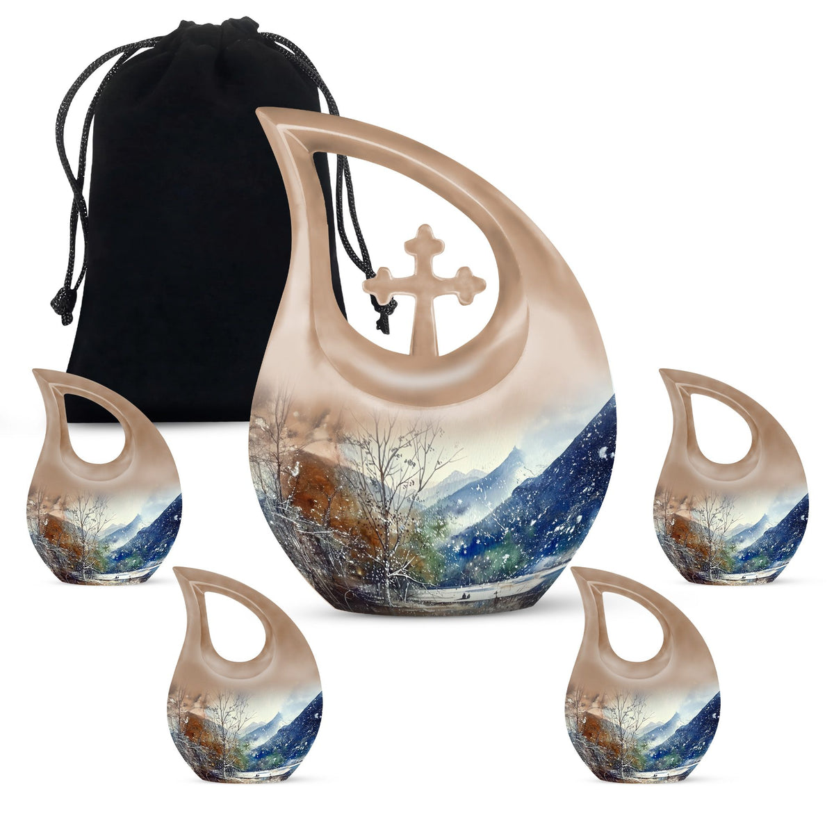 Mountains Urns For Ashes - Urn Keepsakes For Ashes