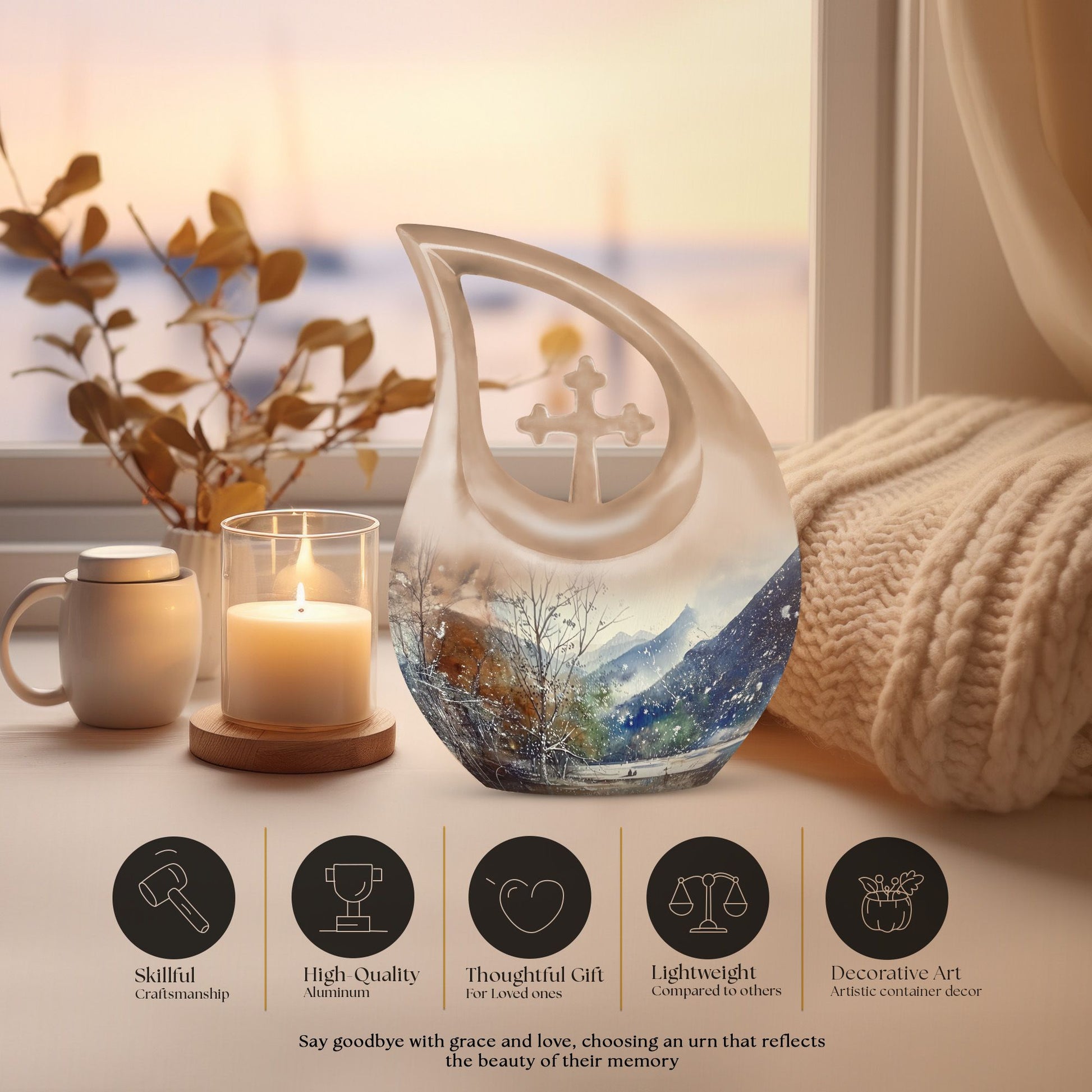 Mountains Urns For Ashes - Urn Keepsakes For Ashes