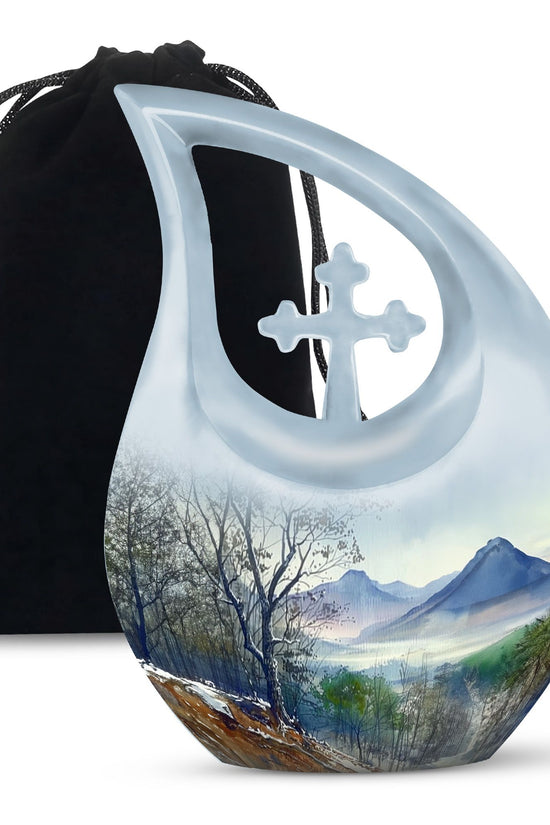 Mountains Urns For Ashes - Human Ashes Keepsake