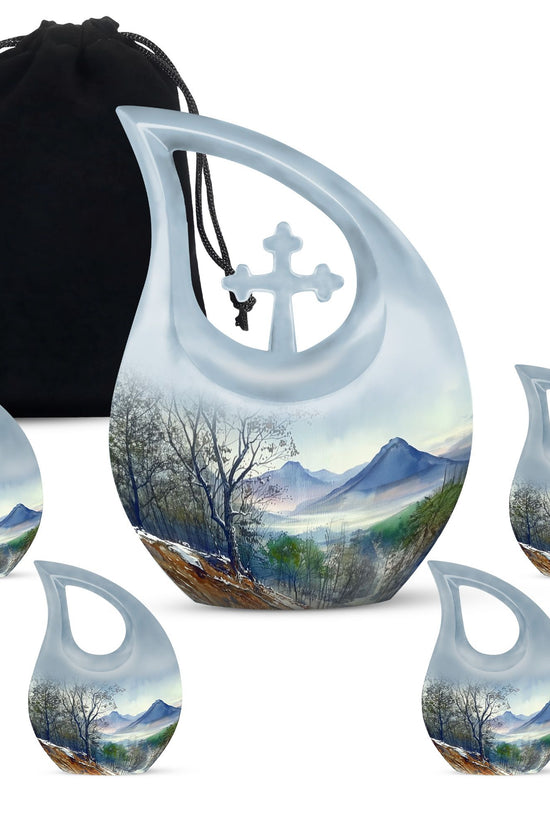 Mountains Urns For Ashes - Human Ashes Keepsake