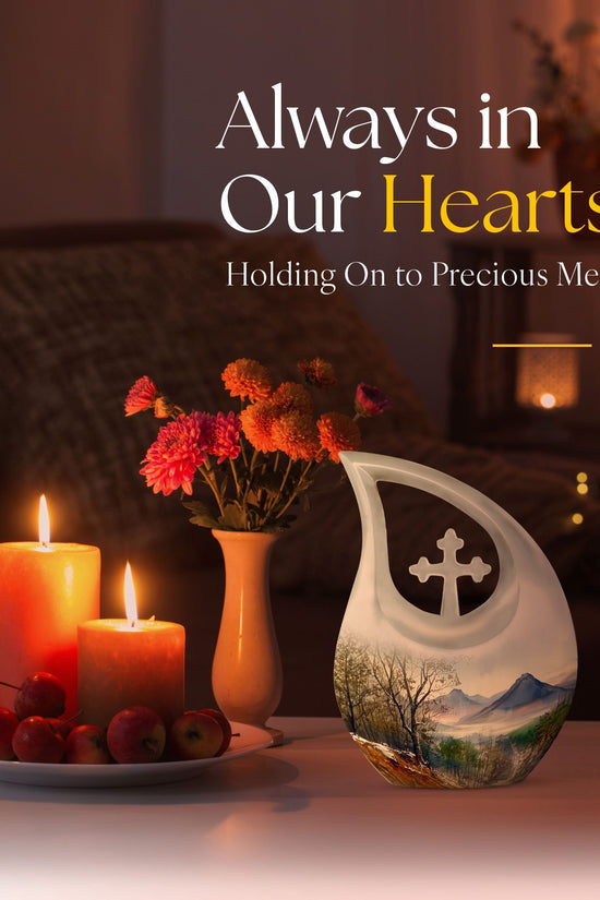 Mountains Urns For Ashes - Human Ashes Keepsake