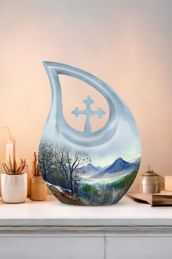 Mountains Urns For Ashes - Human Ashes Keepsake