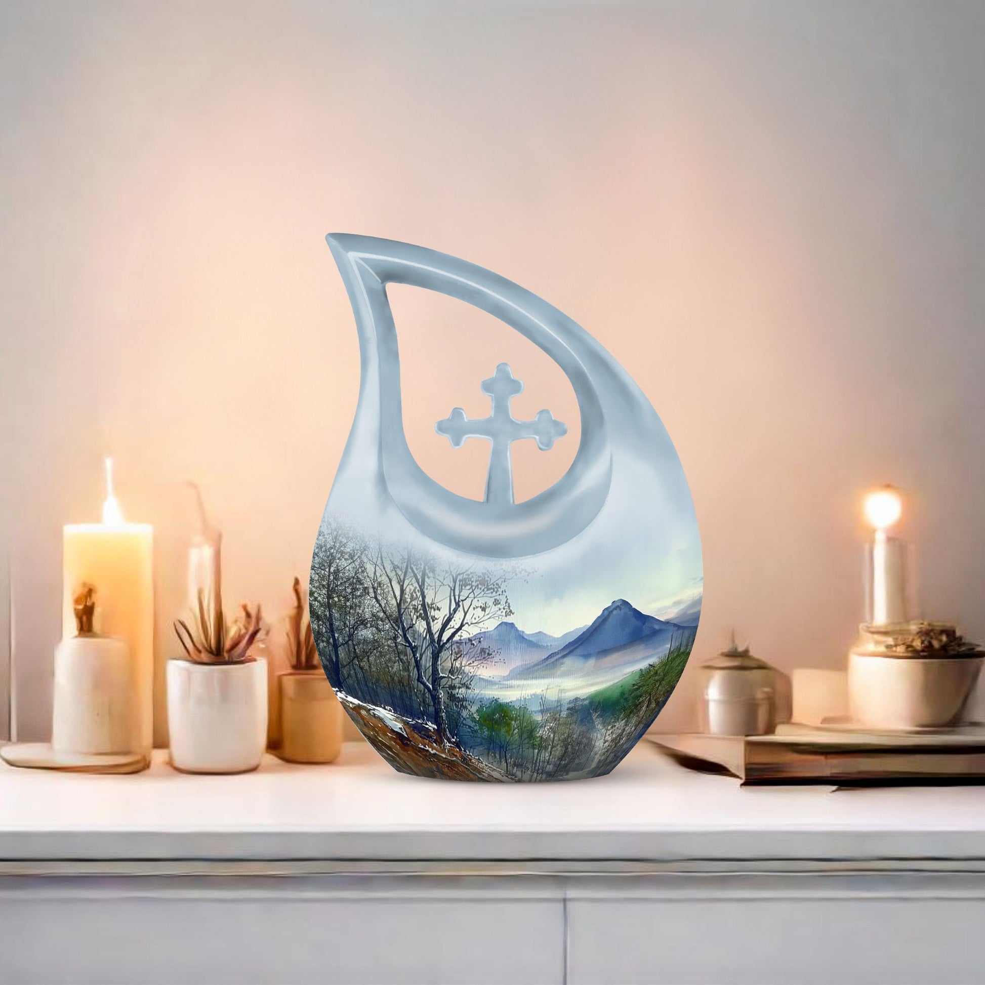 Mountains Urns For Ashes - Human Ashes Keepsake