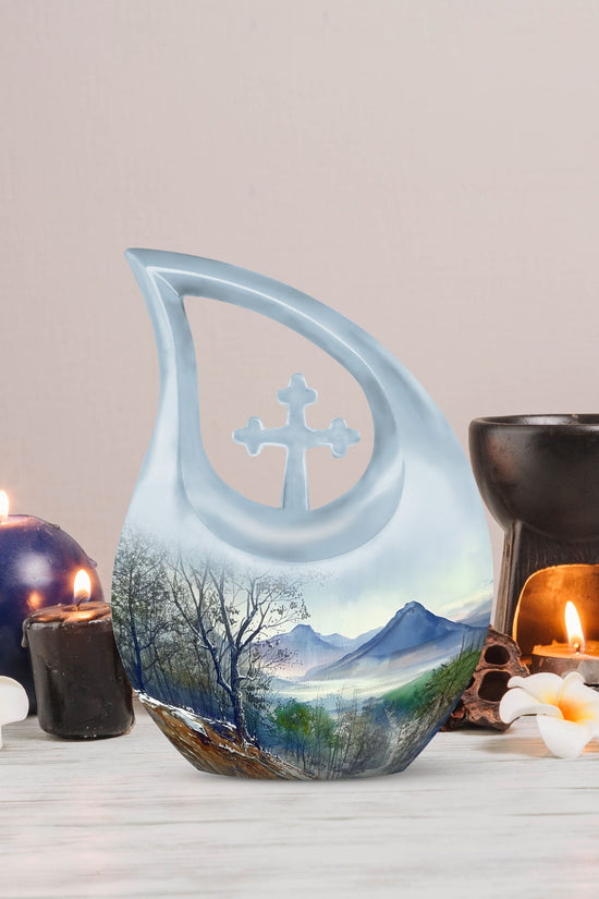 Mountains Urns For Ashes - Human Ashes Keepsake