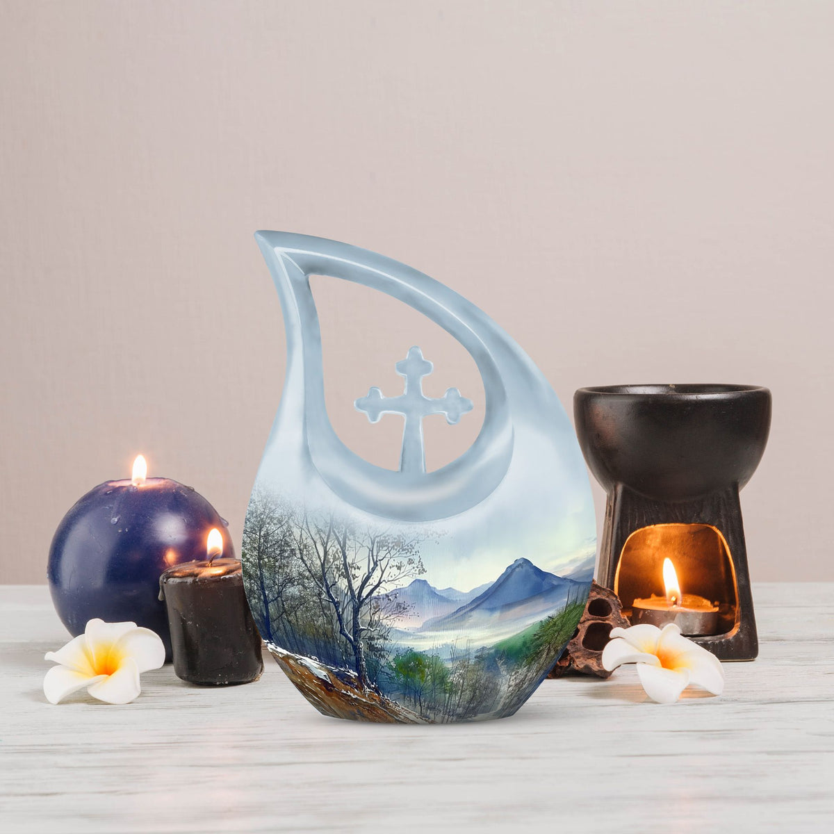 Mountains Urns For Ashes - Human Ashes Keepsake