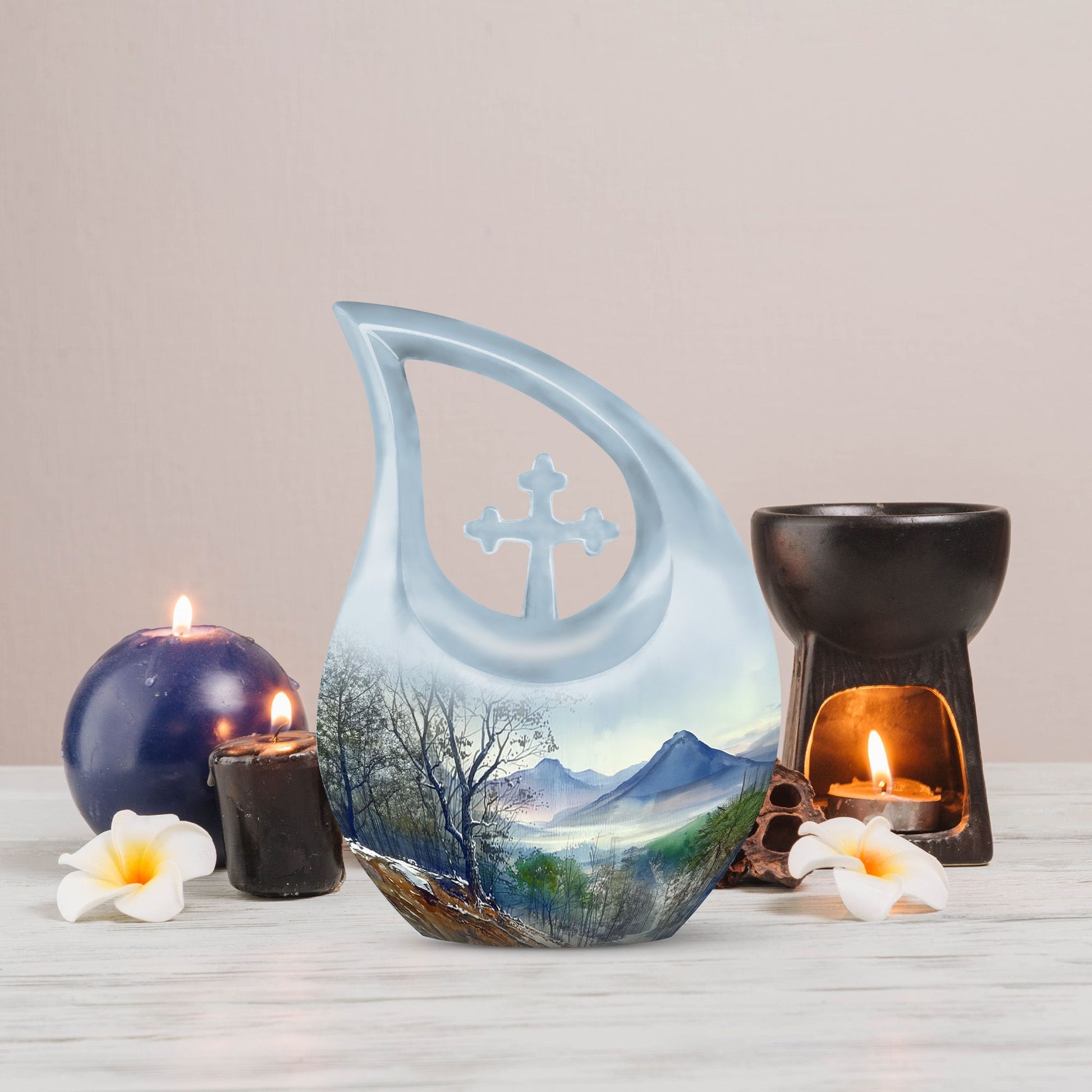 Mountains Urns For Ashes - Human Ashes Keepsake