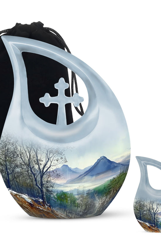 Mountains Urns For Ashes - Human Ashes Keepsake