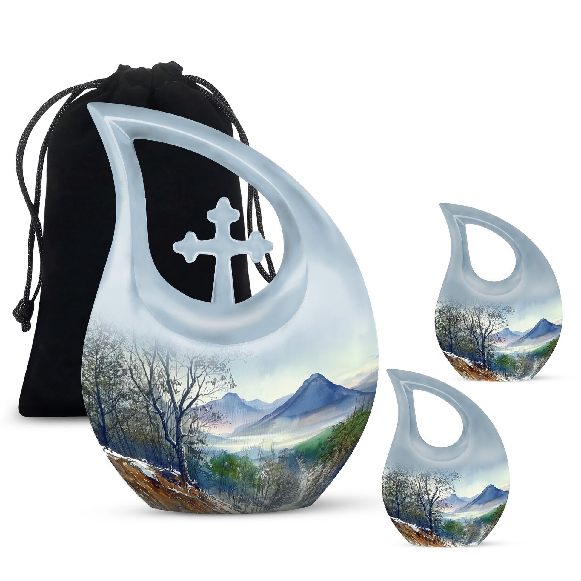 Mountains Urns For Ashes - Human Ashes Keepsake