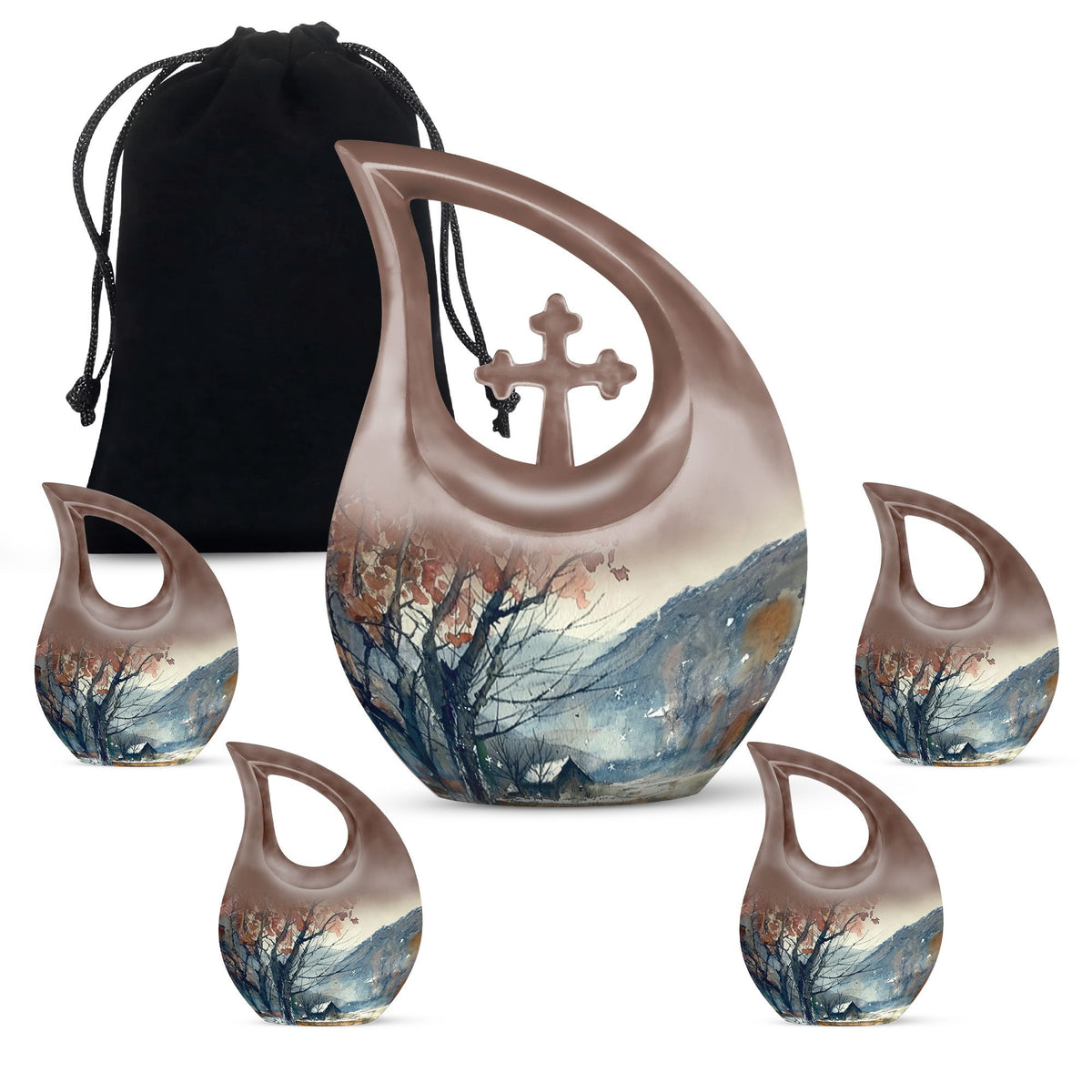 Mountains Urns For Ashes - Ash Keepsakes For Human Ashes