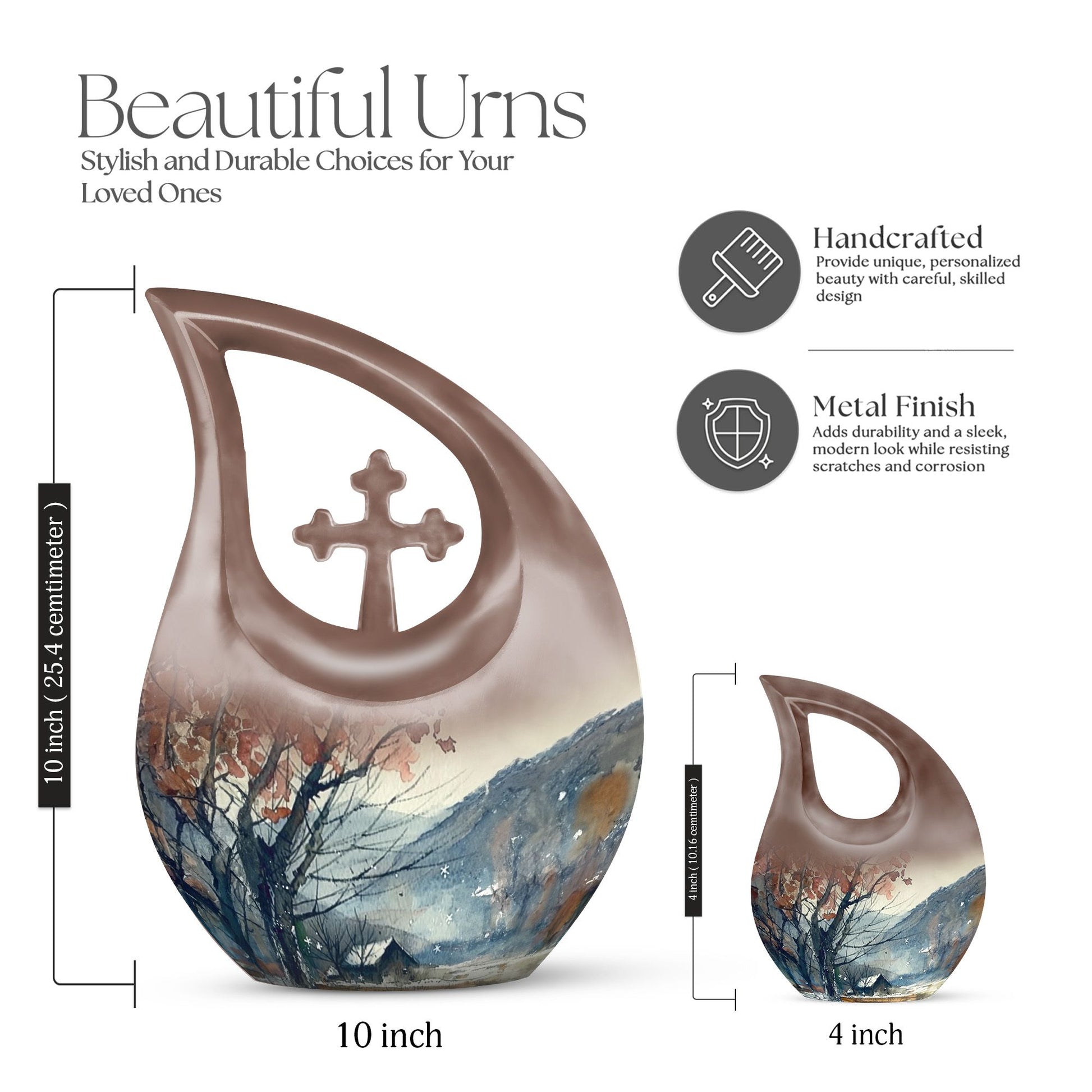 Mountains Urns For Ashes - Ash Keepsakes For Human Ashes