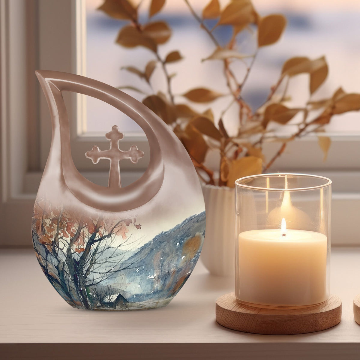 Mountains Urns For Ashes - Ash Keepsakes For Human Ashes