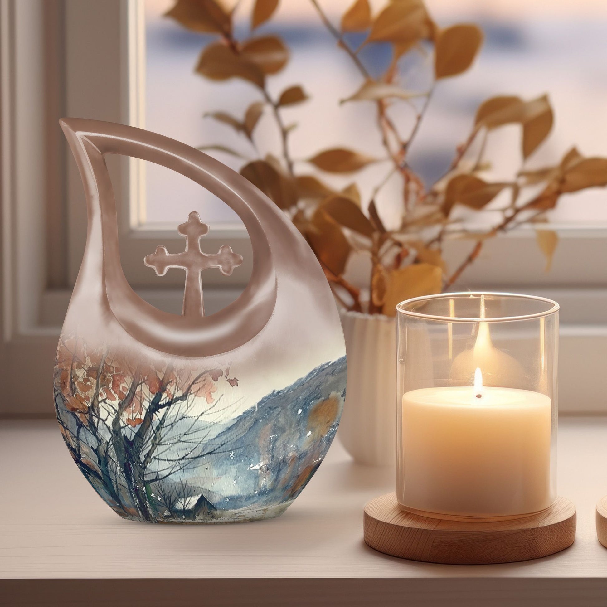 Mountains Urns For Ashes - Ash Keepsakes For Human Ashes