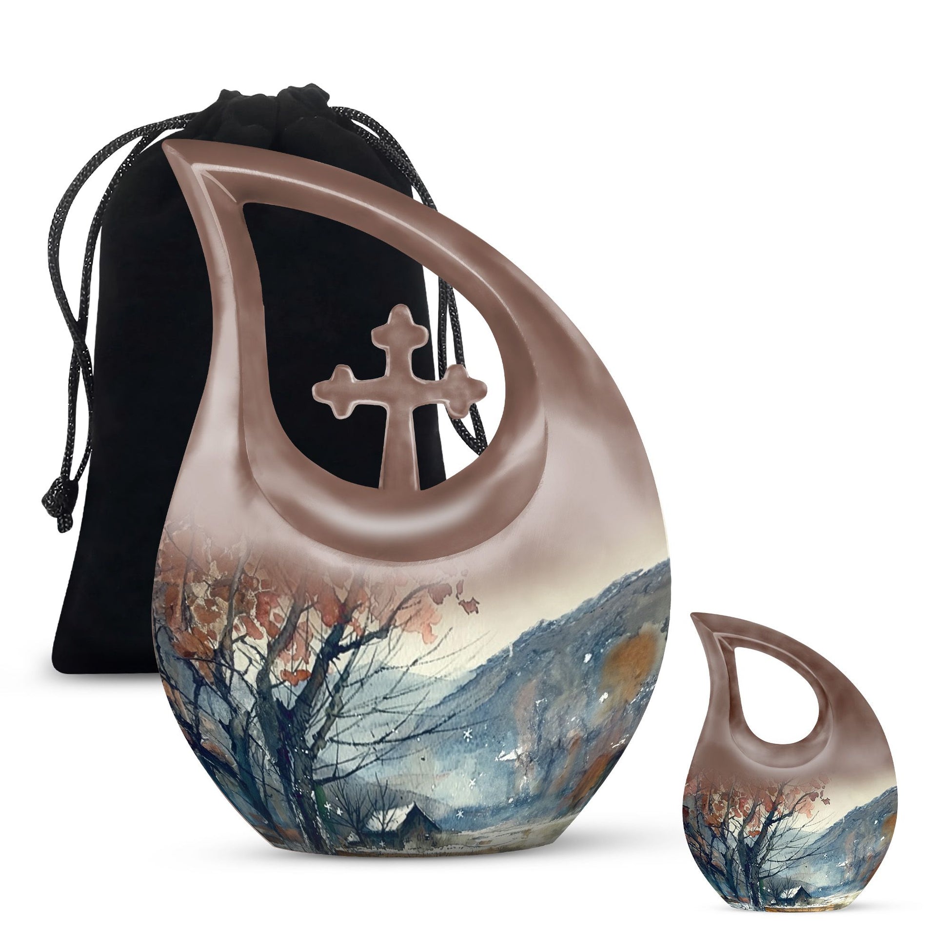Mountains Urns For Ashes - Ash Keepsakes For Human Ashes