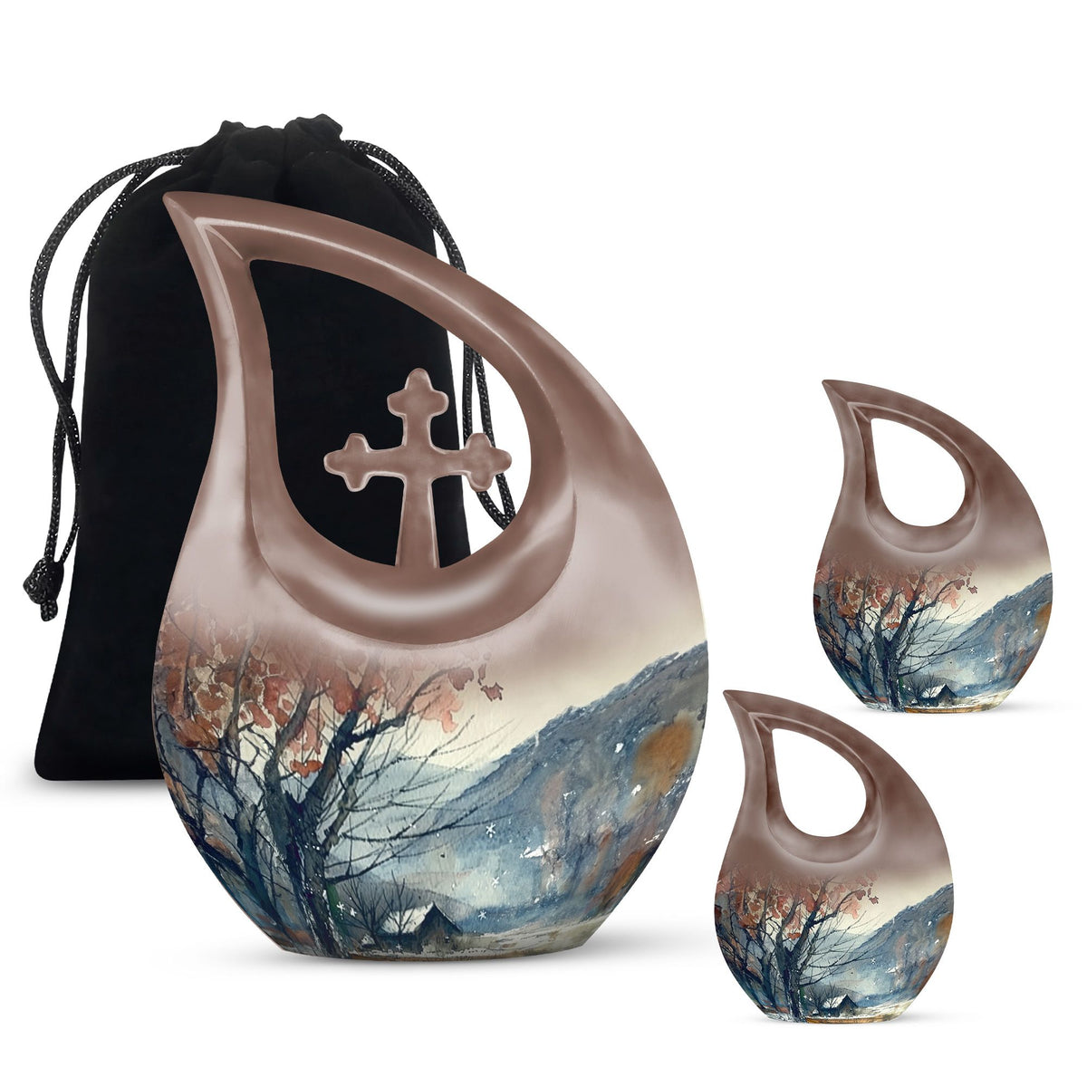 Mountains Urns For Ashes - Ash Keepsakes For Human Ashes